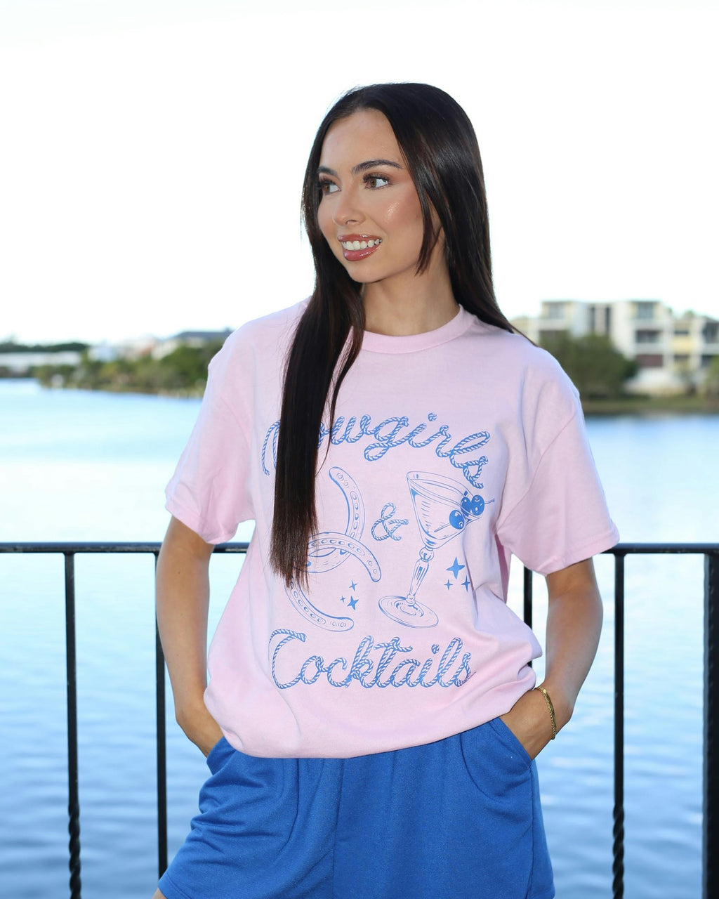 Cowgirls & Cocktails Tee