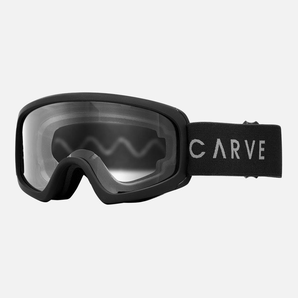 Shred MTB Goggle - Matte Black Frame Clear Lens