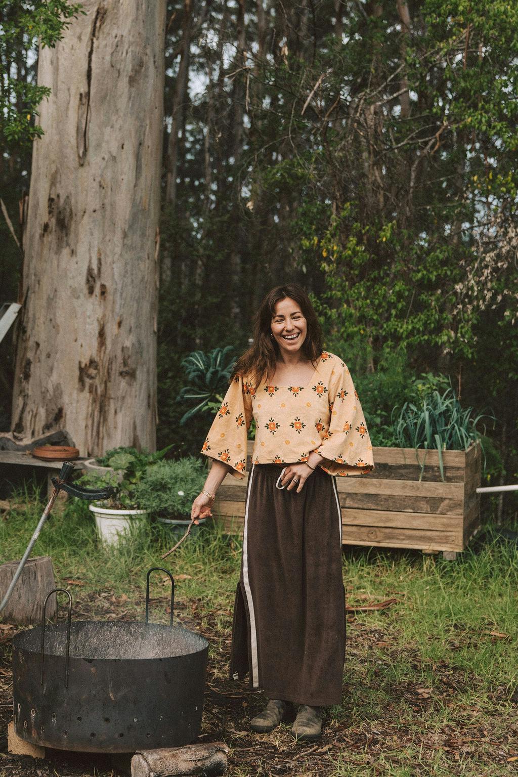 Terry Smock Top Nasturtium