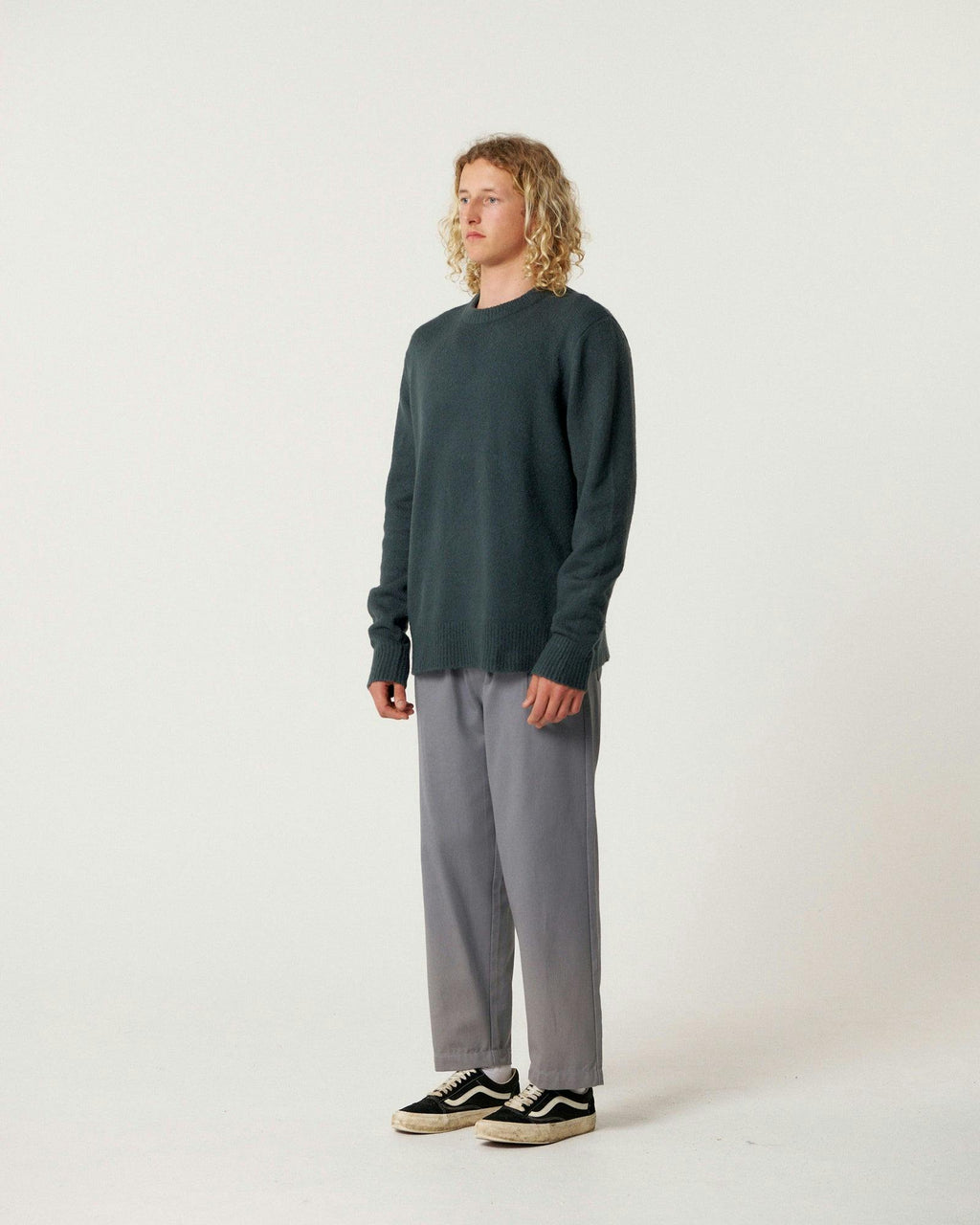 Mellow Crew Knit - Blue