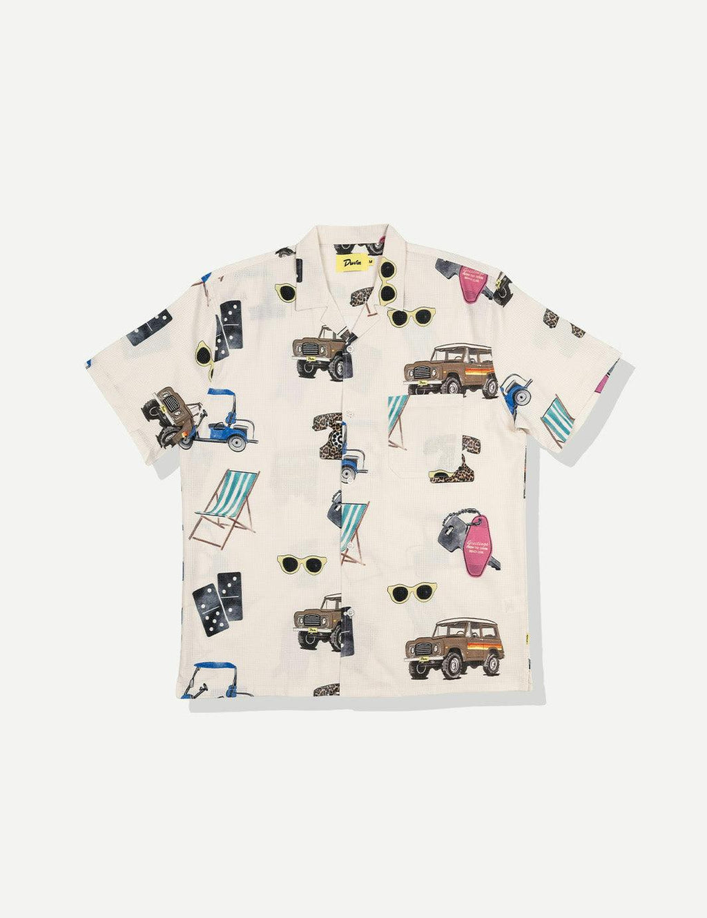 Beach Icon Leisure Stretch Buttonup