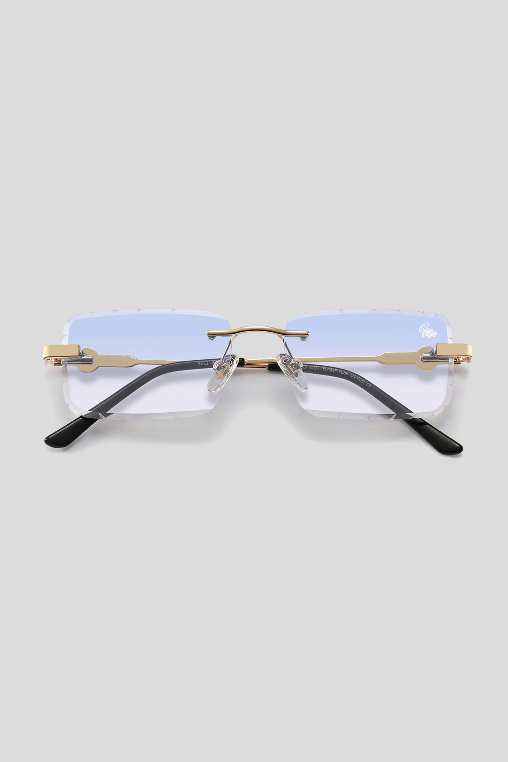 Diamond Cut Hampton Blue | Gold