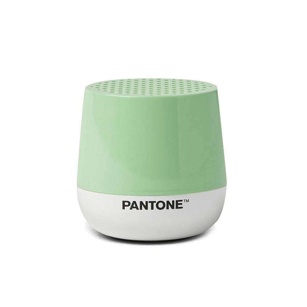 Lexon GIFT Set PANTONE - Includes Mino+ Mini Speaker, Flip Classic Clock, Mina M Lamp, Thykho 3  Speaker - Green