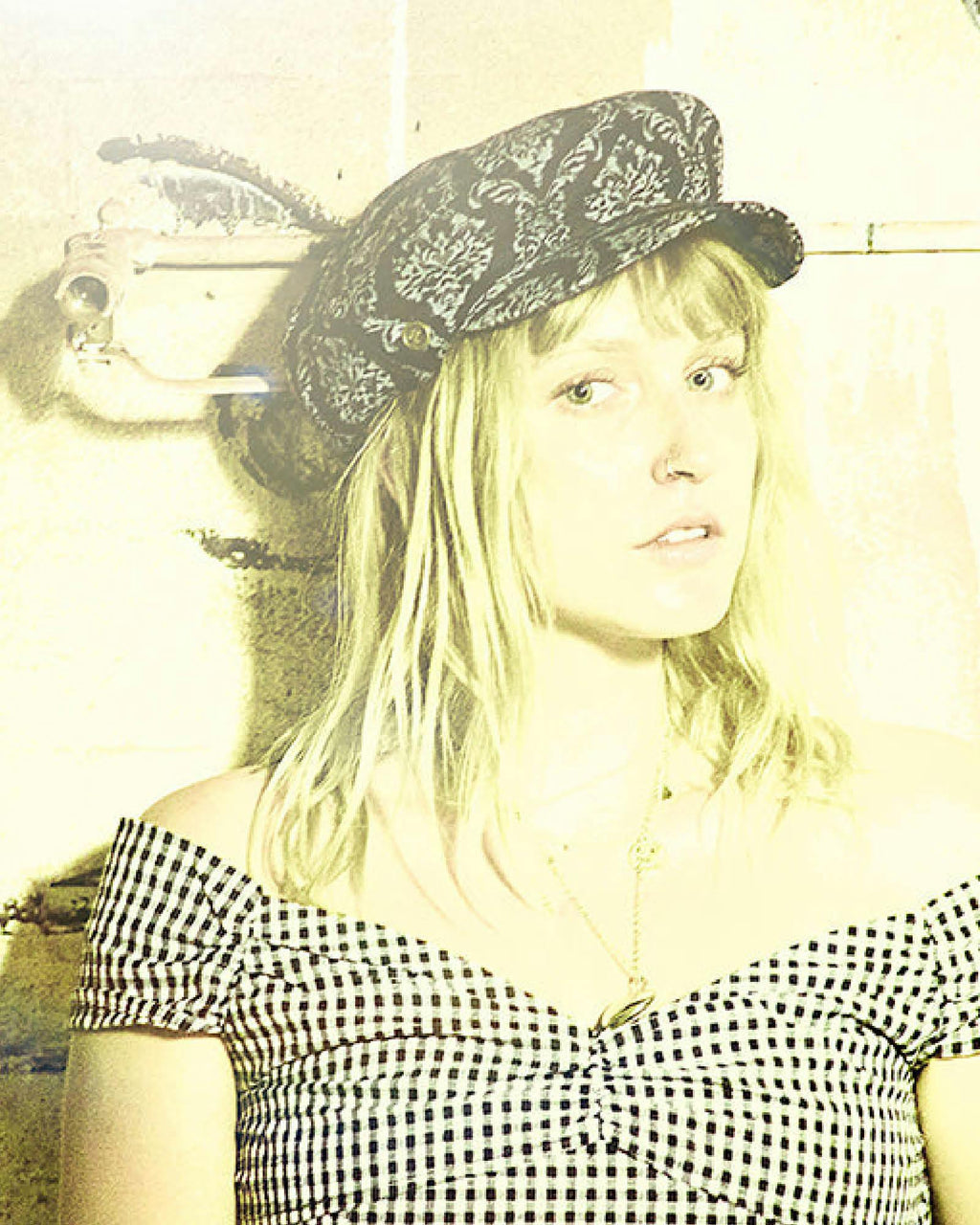 The Twist Paperboy Cap - Navy Tapestry