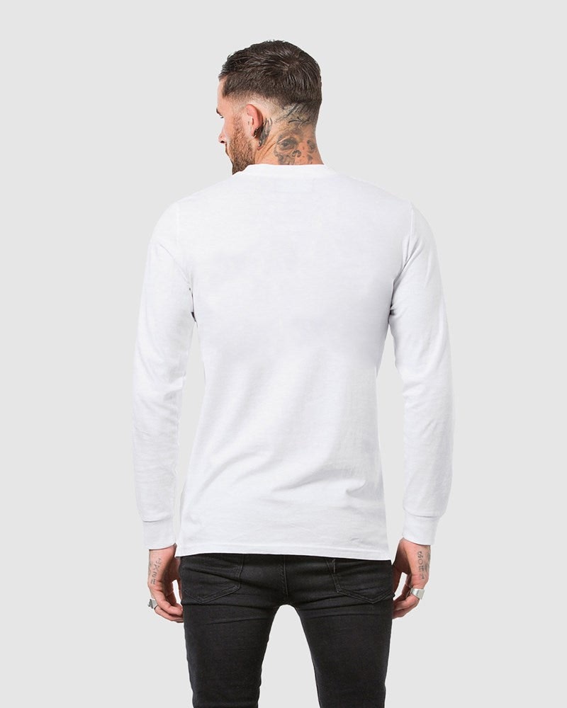 Cut Throat Embroidery Long Sleeve Tee