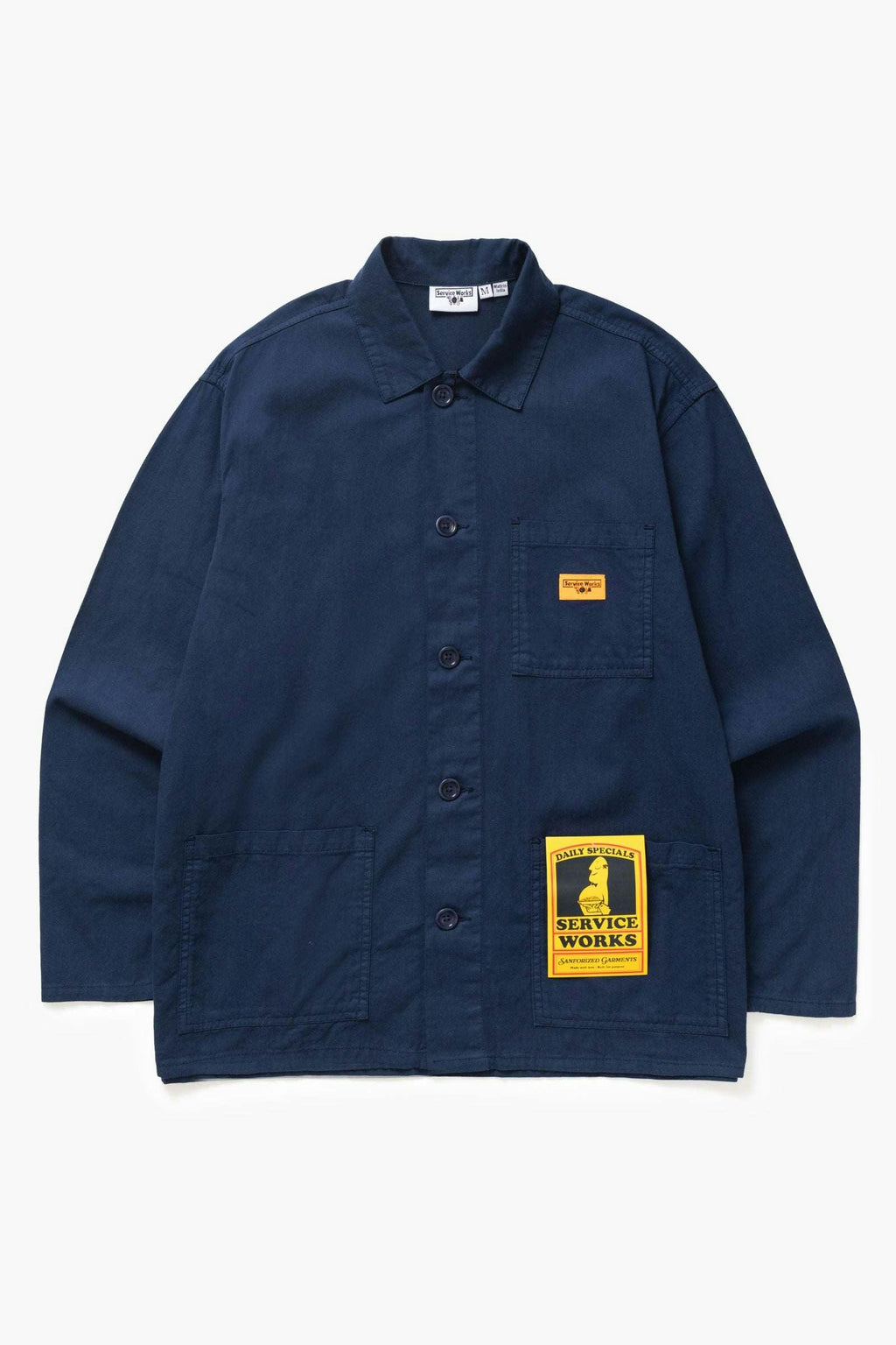 Service Works Canvas Chore Shirt in Dark Navy