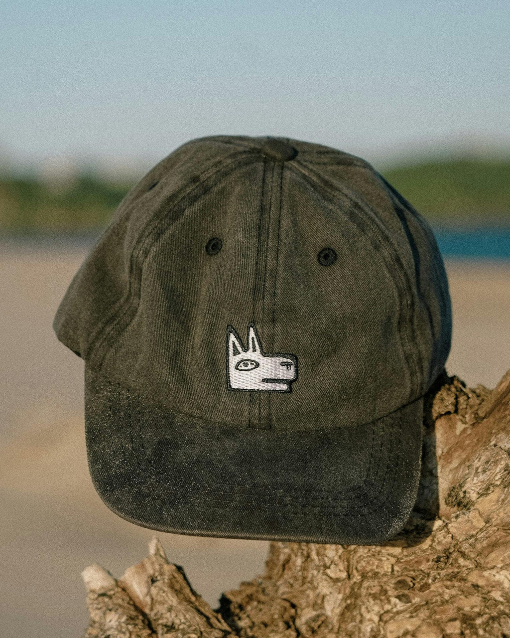 El Dingo Dad Cap - Vintage Wash Black