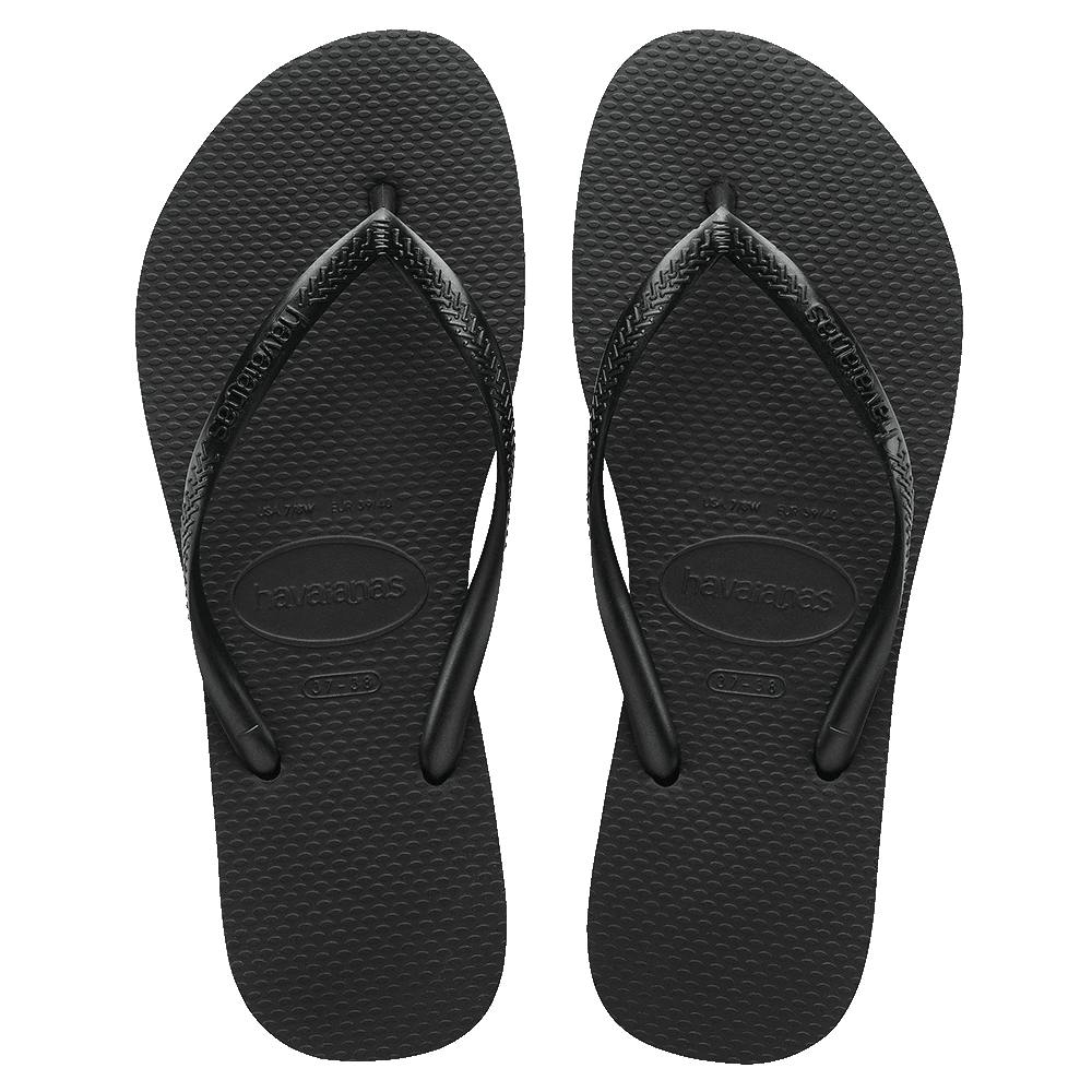 Slim Thongs Black