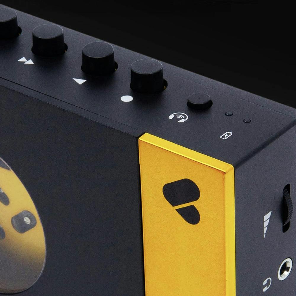 We Are Rewind Portable Cassette Player & Recorder - Amy, Black & Yellow