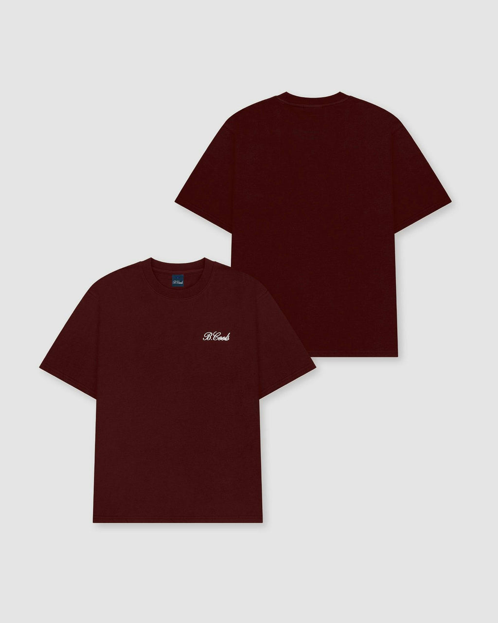 scribe t-shirt oxblood
