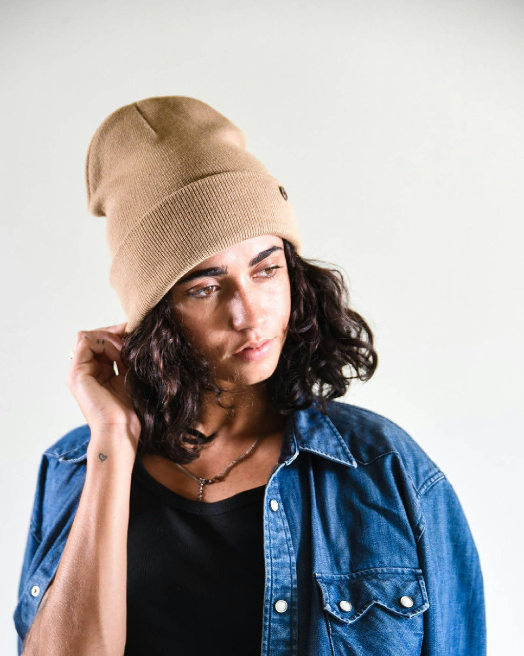 The Lucks  Beanie - Tan