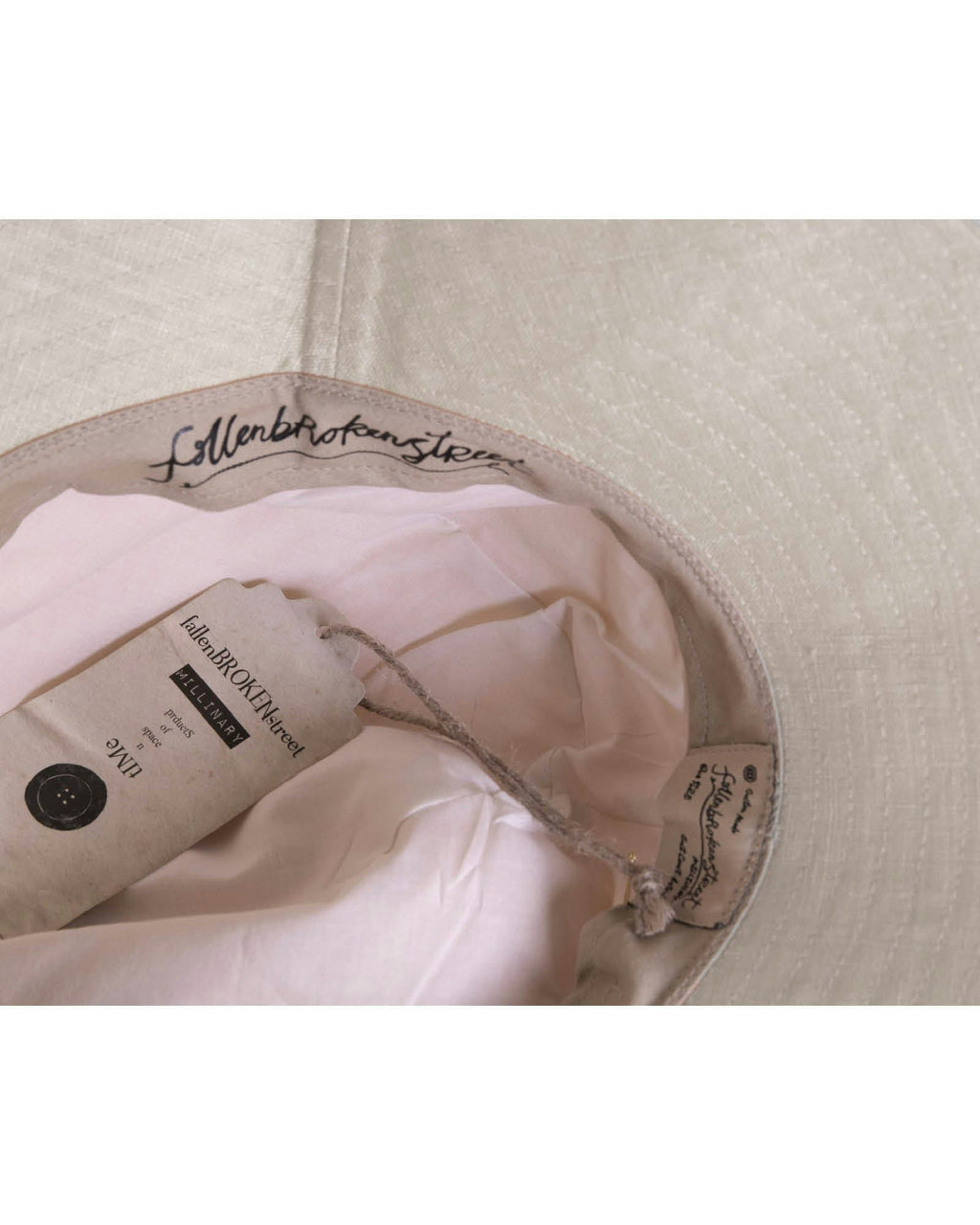 The Sandbar – Natural Linen Bucket Hat