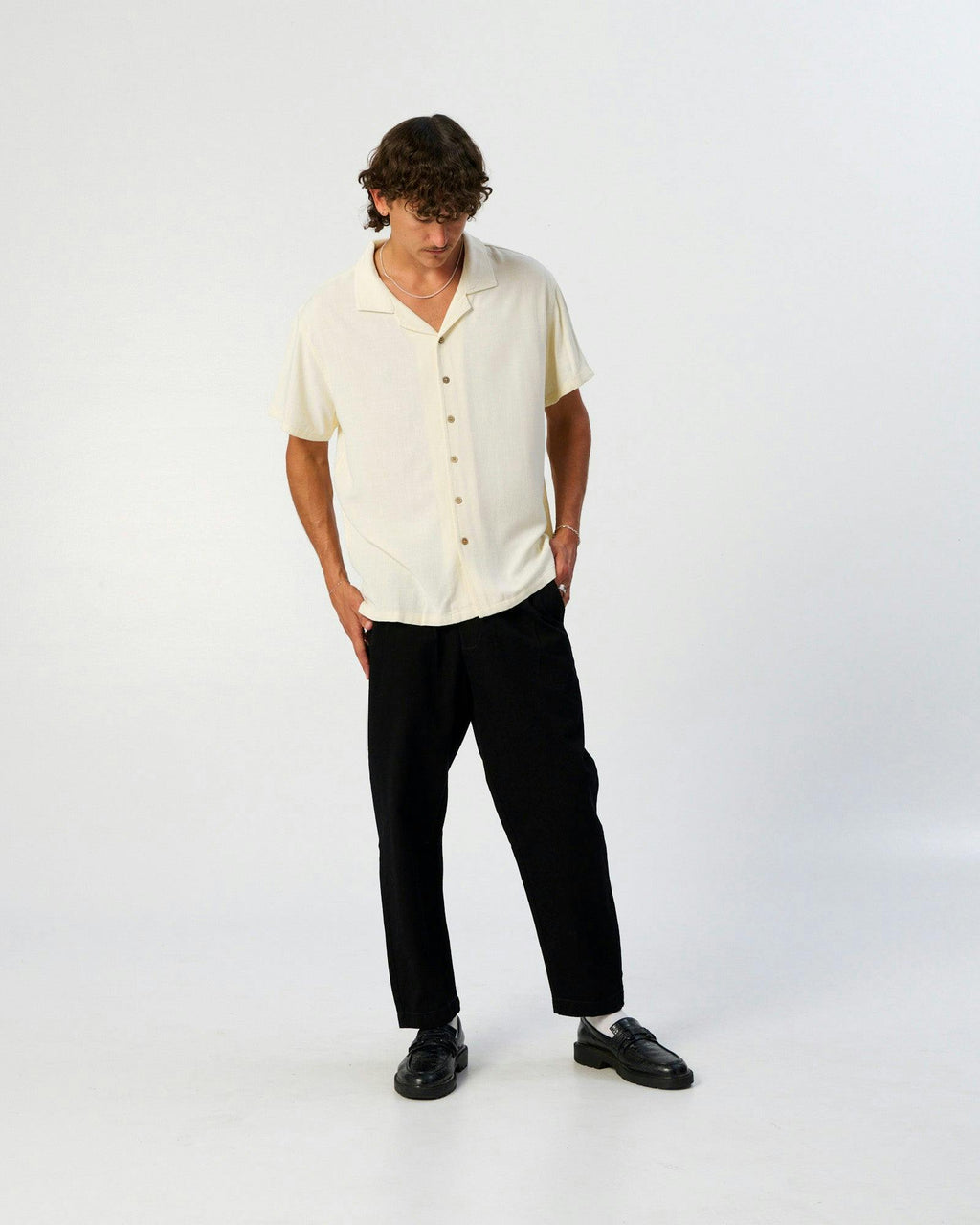 Ernie Resort Shirt - Ecru