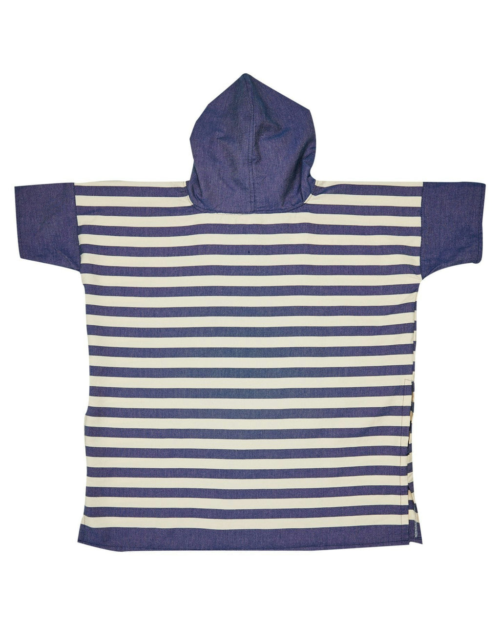 Ocean Blue Stripe Medium Poncho