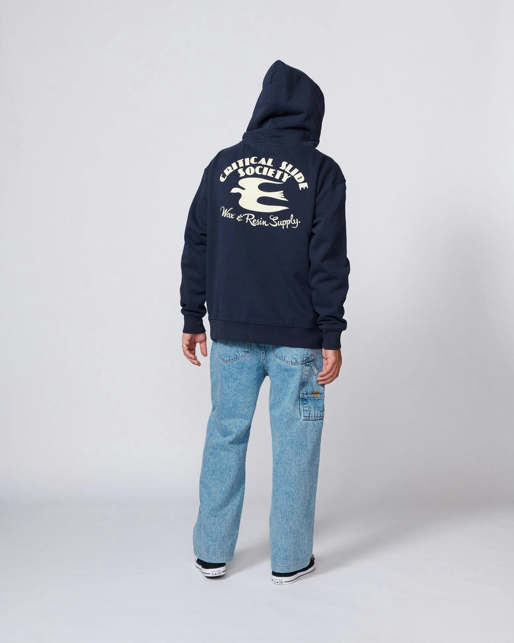 Wax Hoodie - Navy