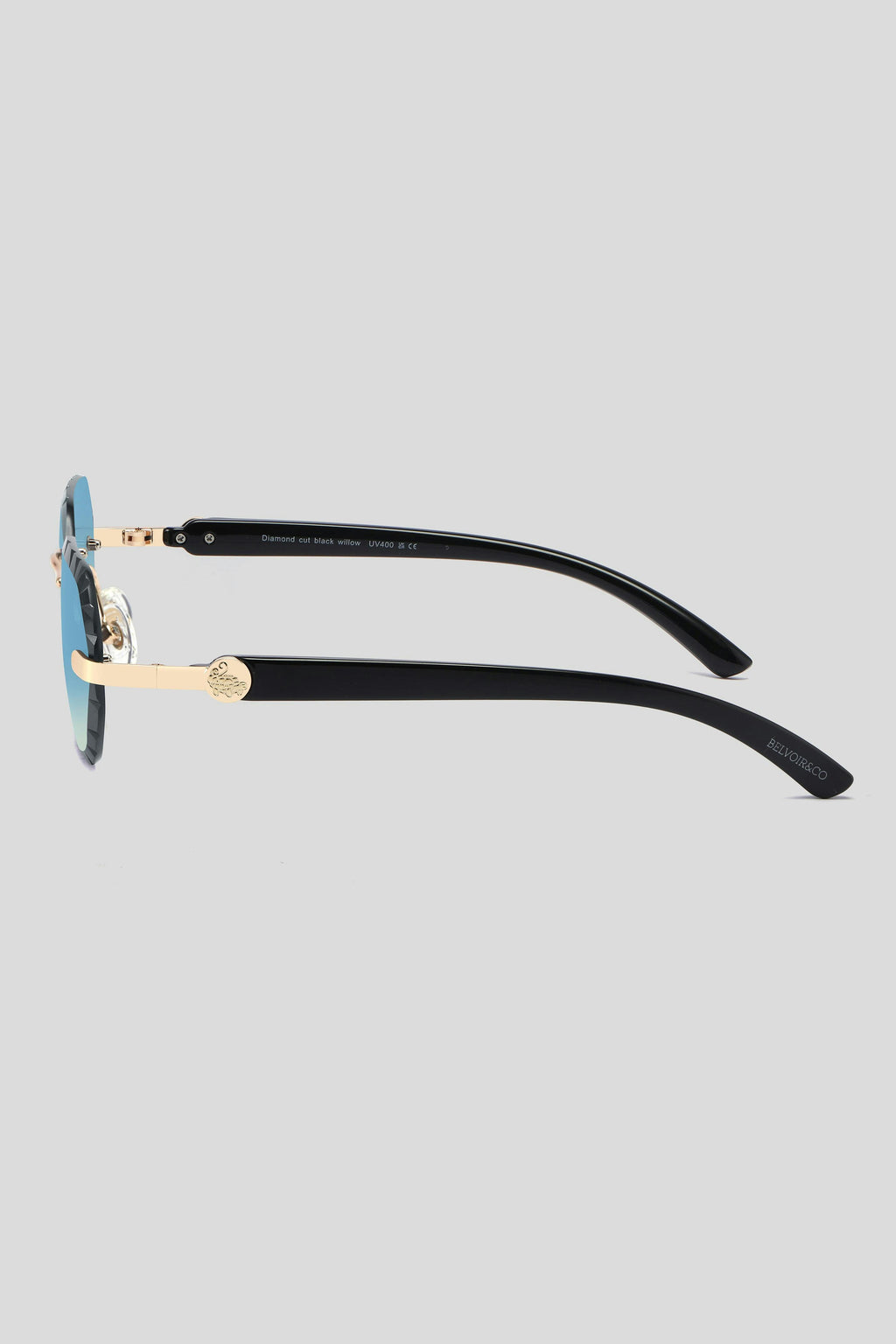 Diamond Cut Willow Sunset | Black