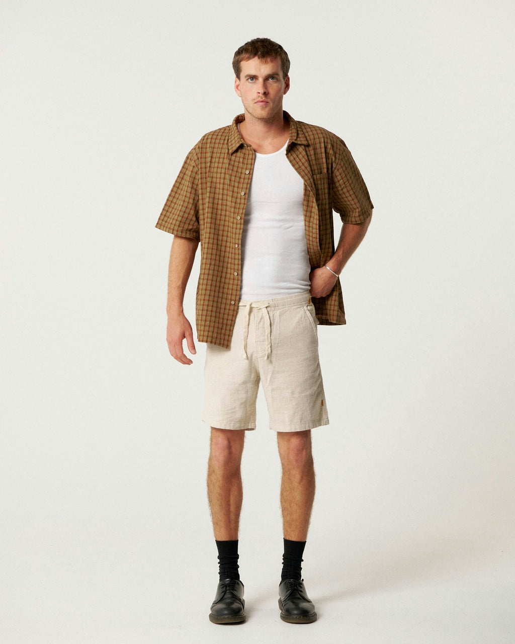 Cruiser Linen Short - Ecru