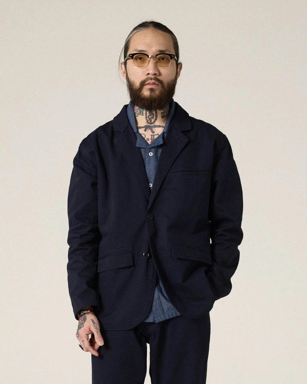 Uskees 3047 Docklands Blazer in Midnight Blue