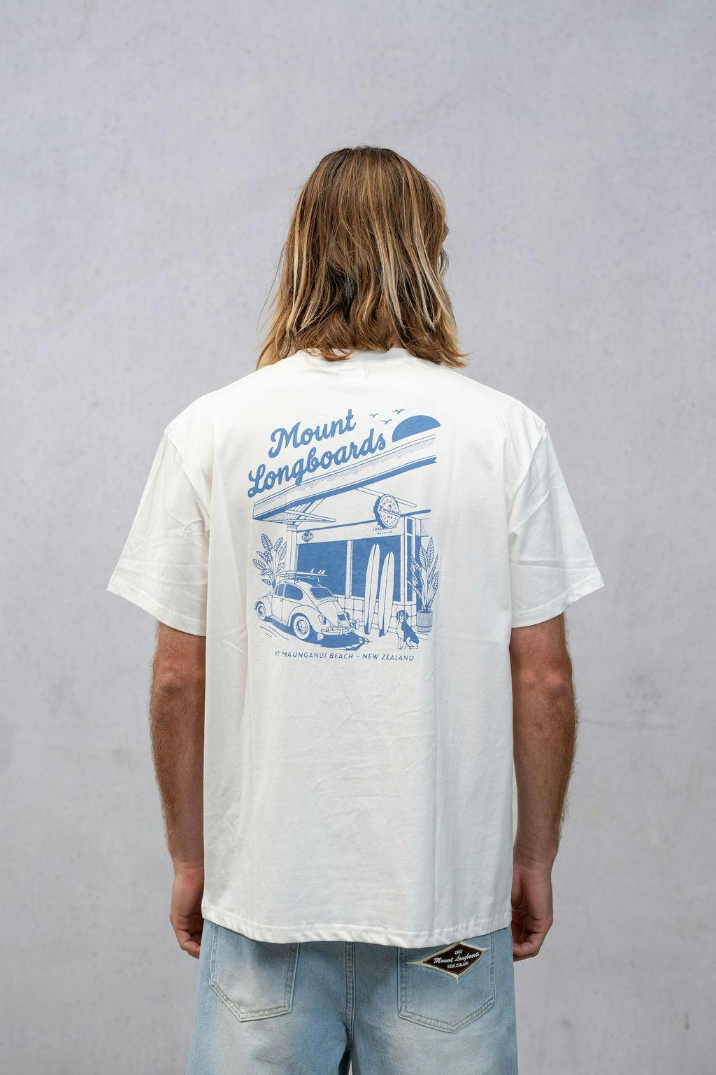 Longboards Store Tee - White