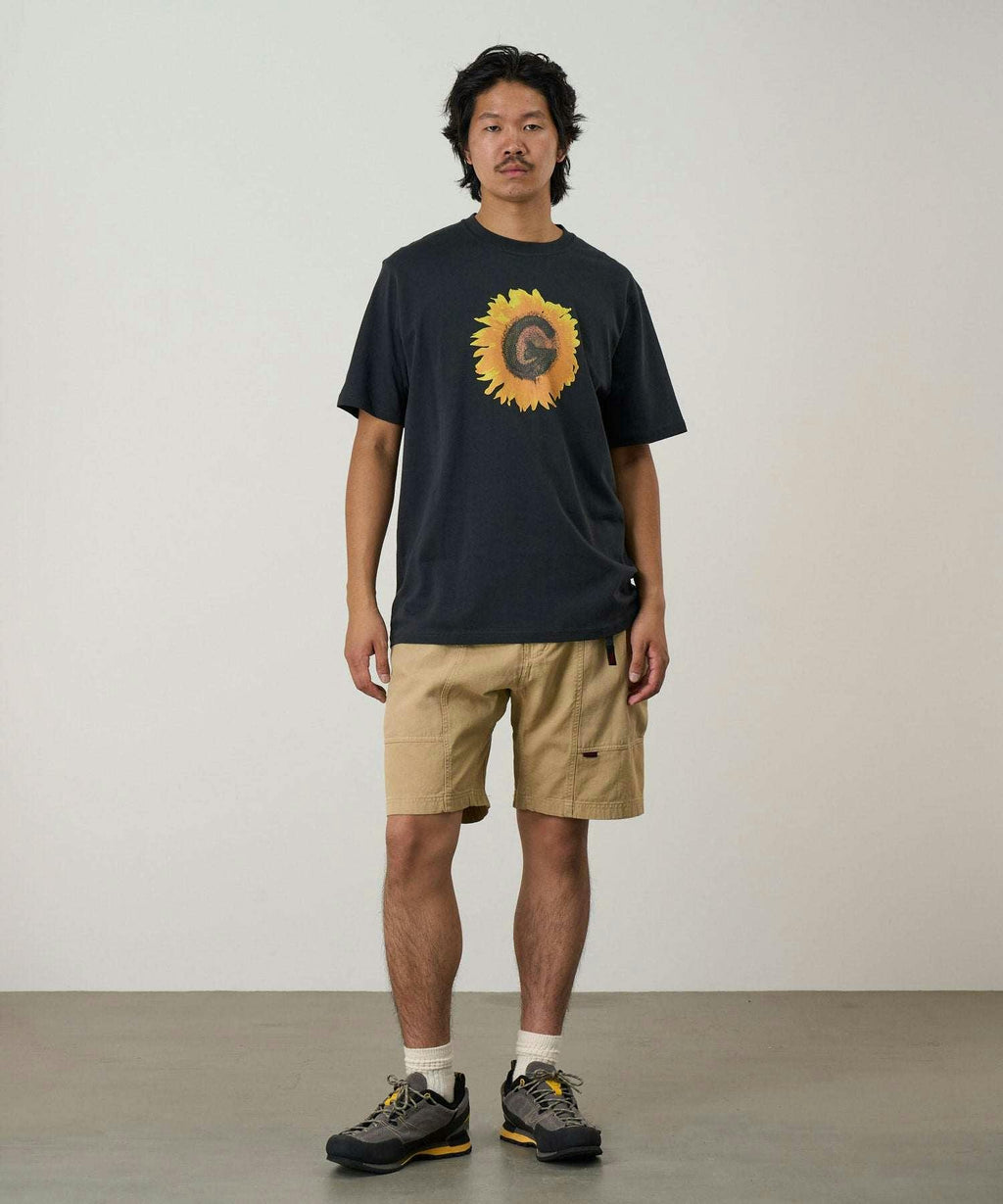 Gramicci G Flower Tee in Vintage Black