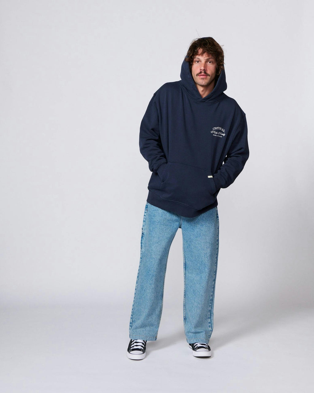 Wax Hoodie - Navy