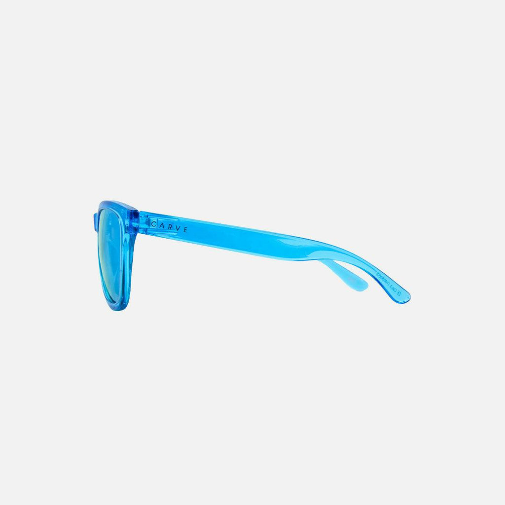 Cali Junior - Kids Crystal Blue Frame with Grey with Blue Iridium Lens