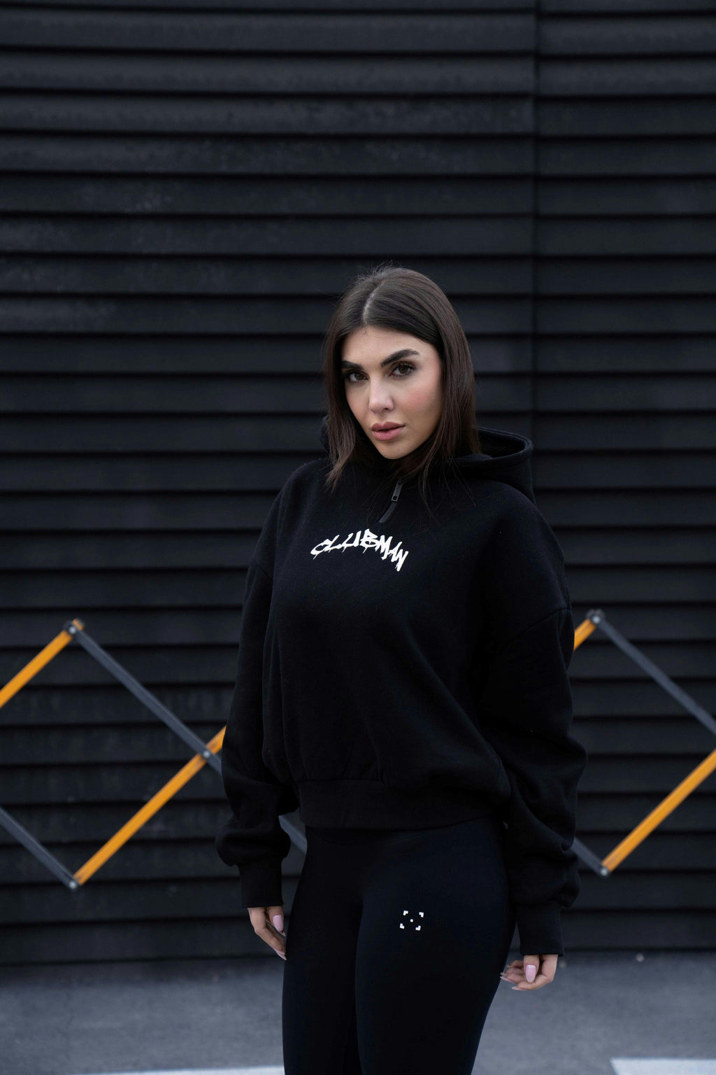 Clubman "APEX" Hoodie – Black/White