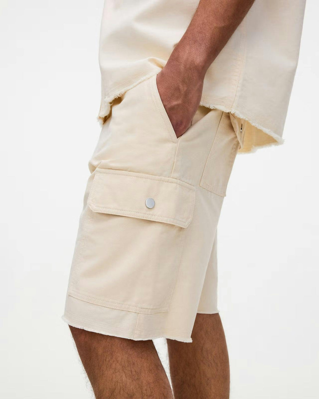 OAS Ecru Mitty Canvas Short