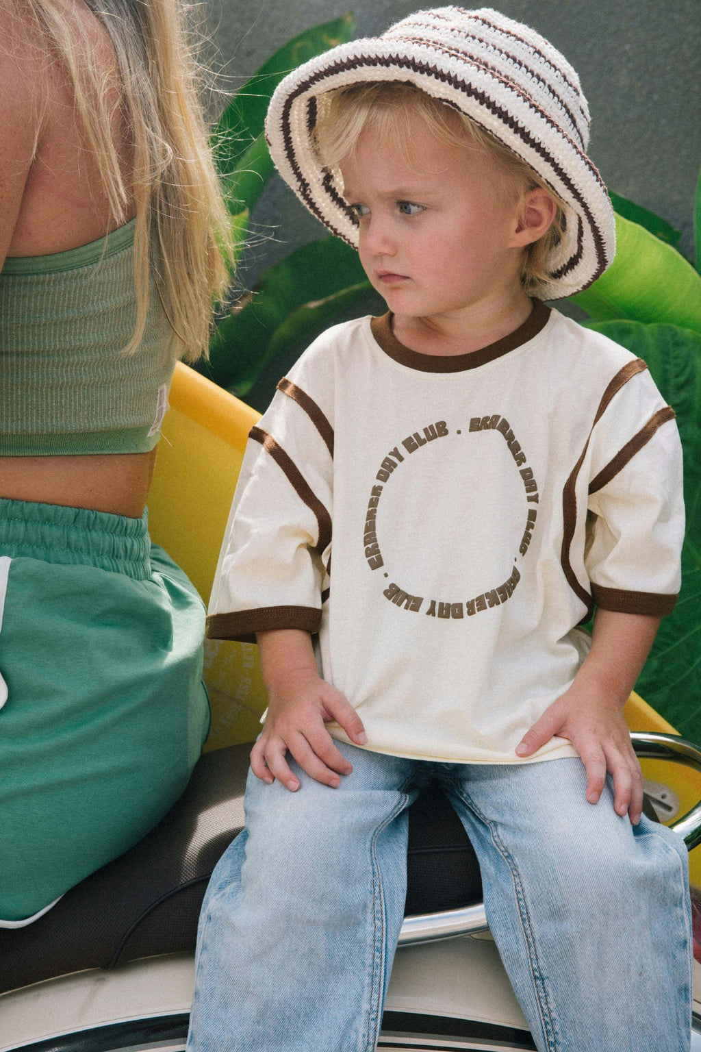 Kids Racer Club Tee Shirt - Butter