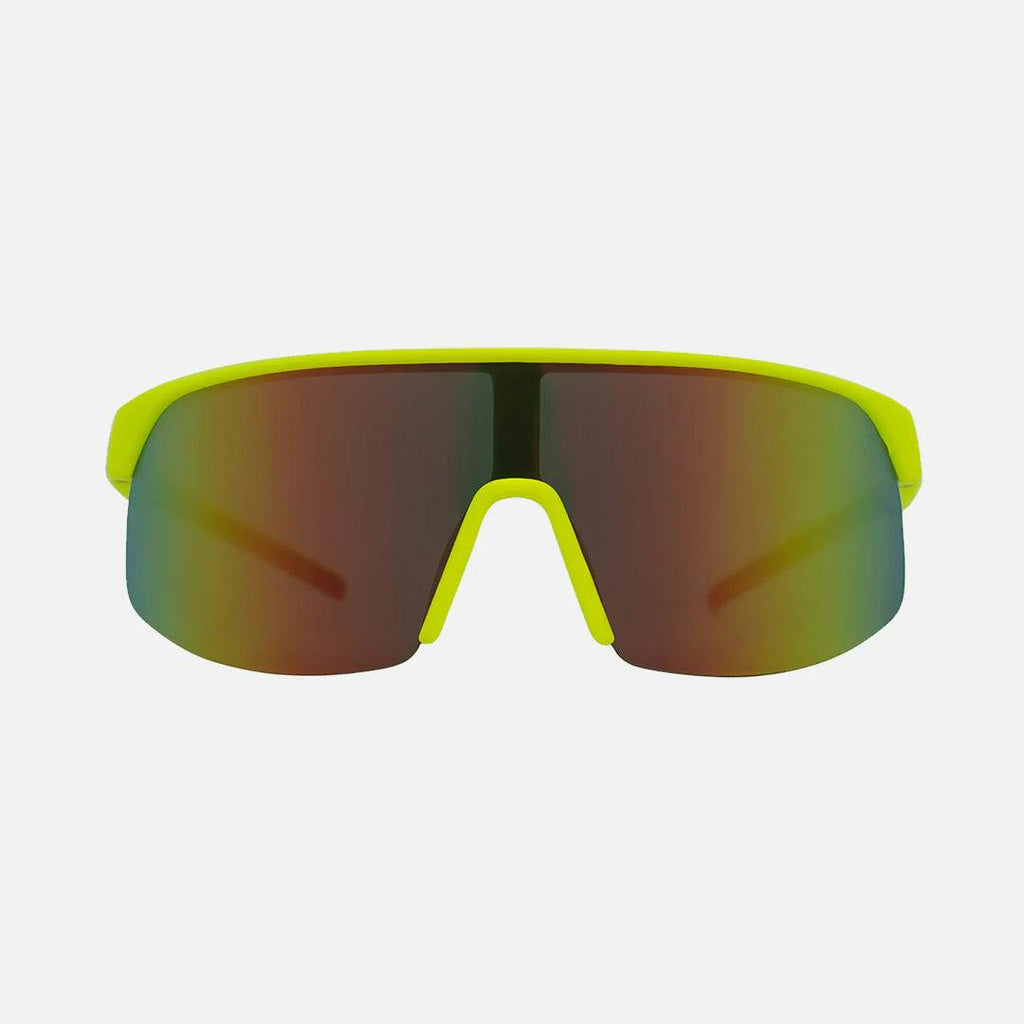 Velocity - Frame: Matte Fluro Yellow   Lens: Grey with External Red Iridium