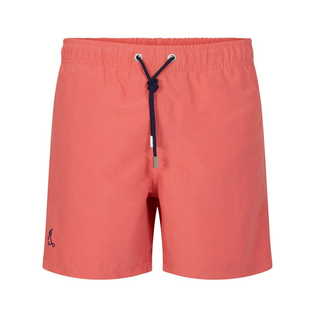 Santorini Swim Shorts Coral Red