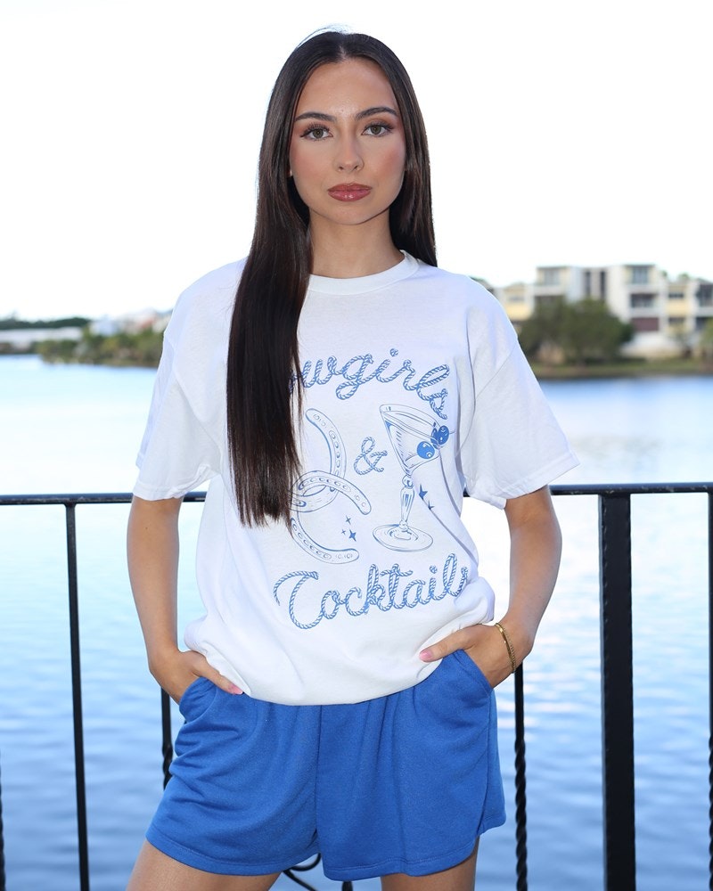 Cowgirls & Cocktails Tee