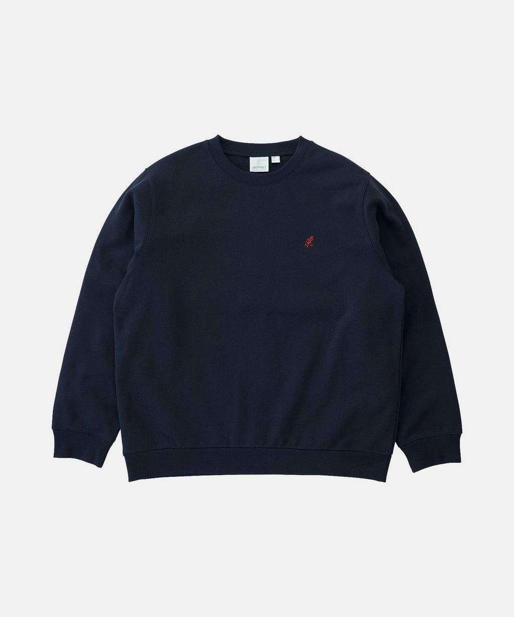 Gramicci One Point Crew Sweatshirt in Navy