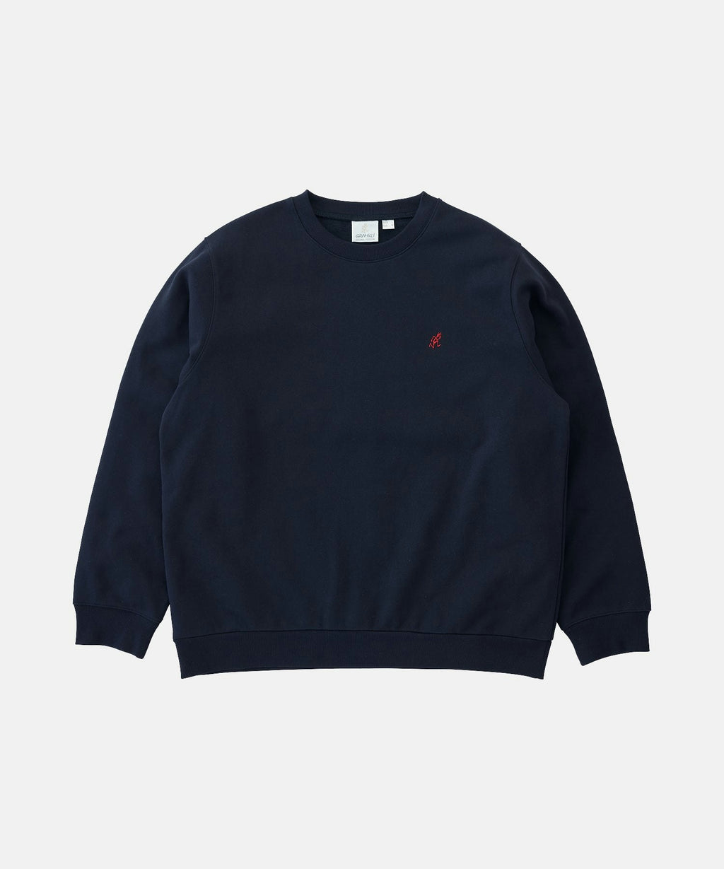 Gramicci One Point Crew Sweatshirt in Navy