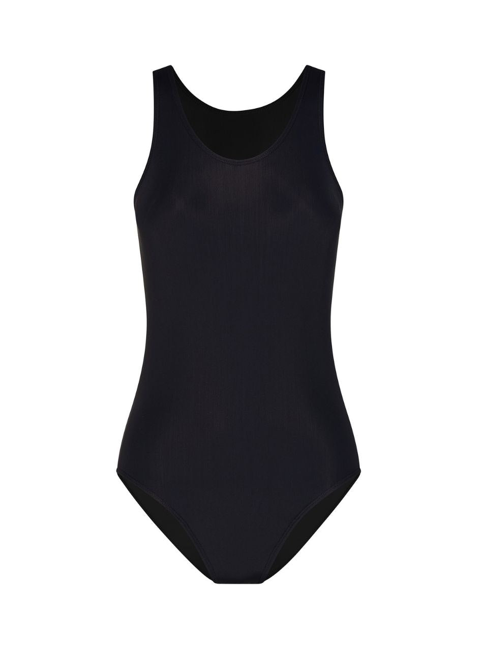 Teen Period Swimwear Racerback One Piece Super Absorbency Black