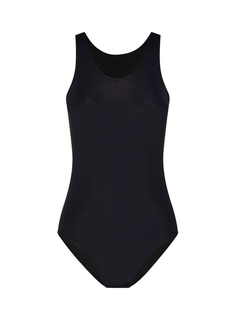 Teen Period Swimwear Racerback One Piece Super Absorbency Black