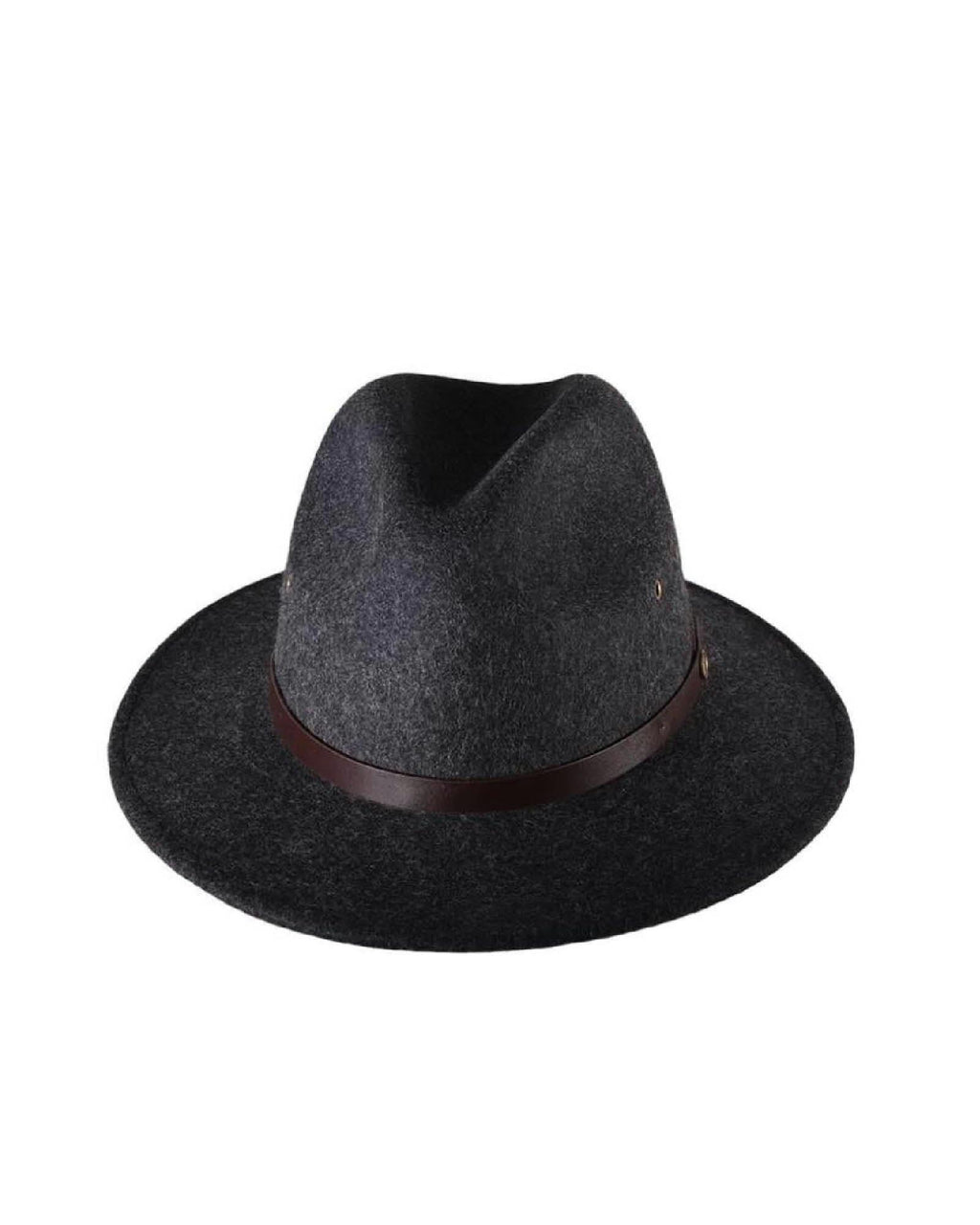 The Crushable Ratatat  Felt Hat - Mottle Black