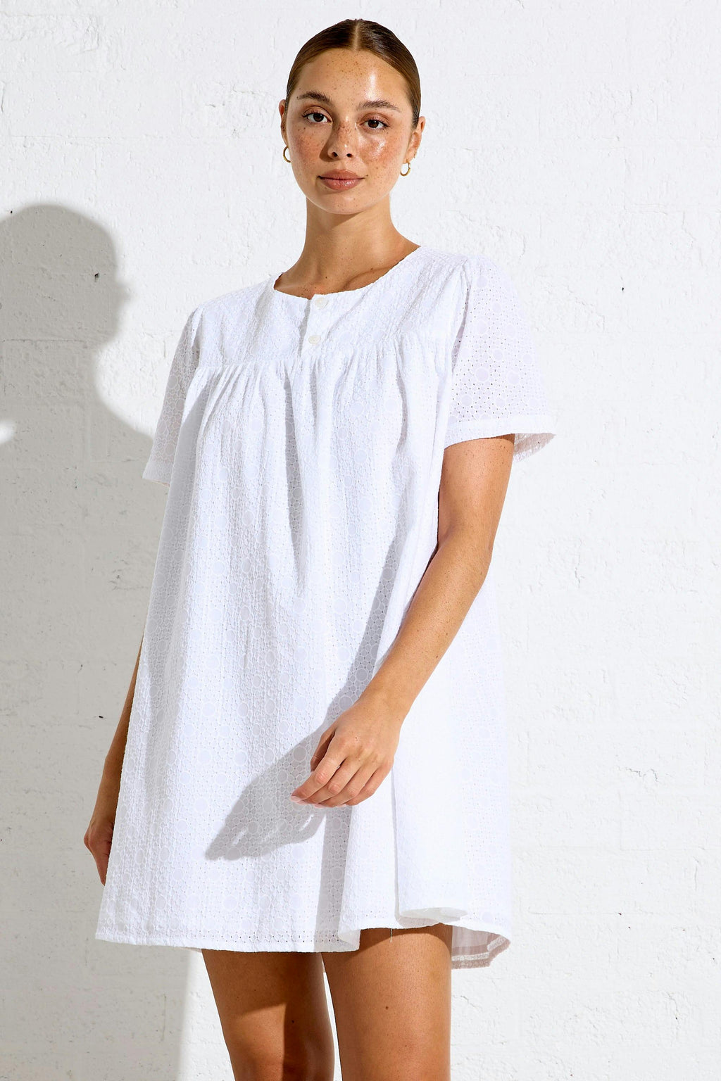 JONQUIL COTTON MINI DRESS