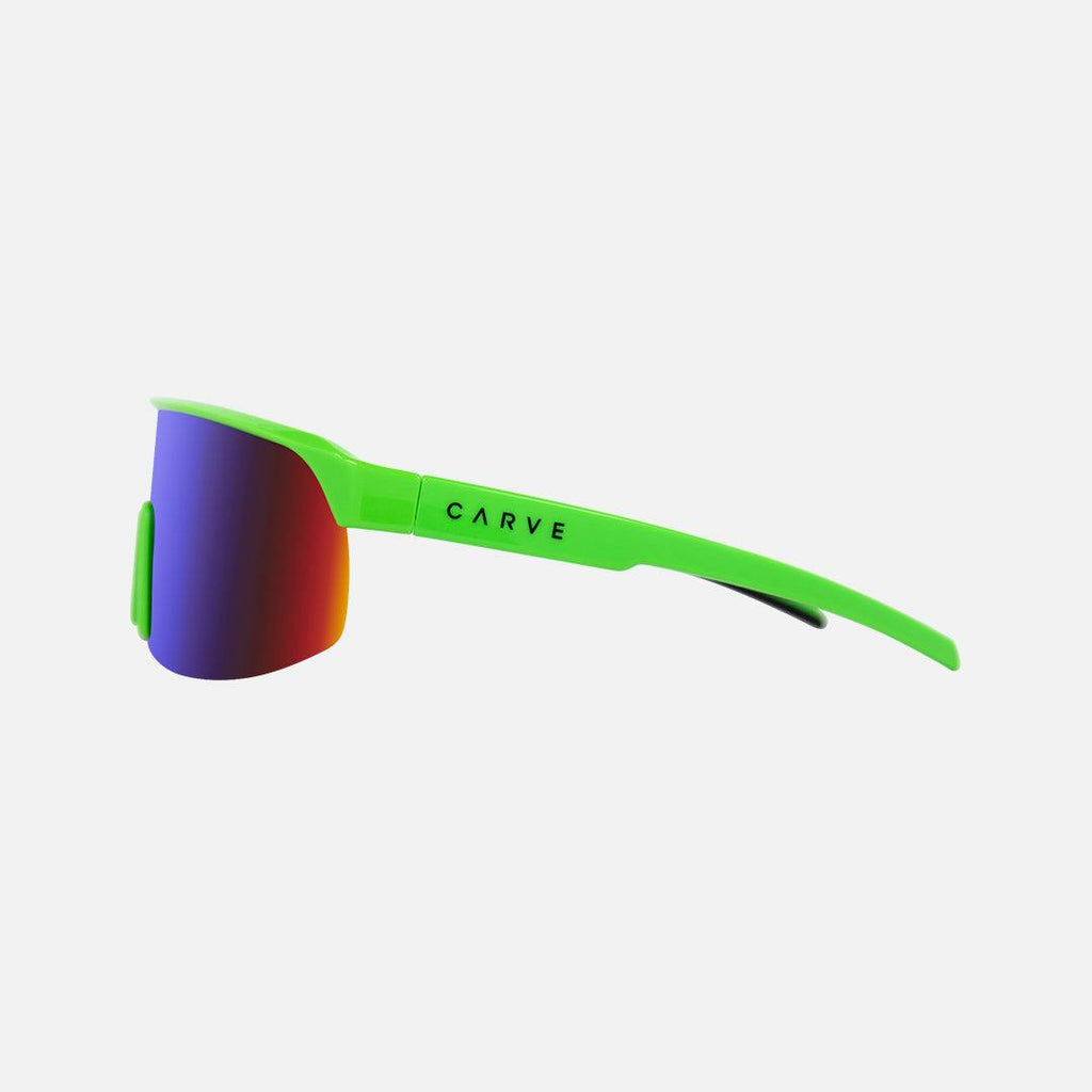 Velocity - Frame: Gloss Lime   Lens: Rose with External Green Iridium