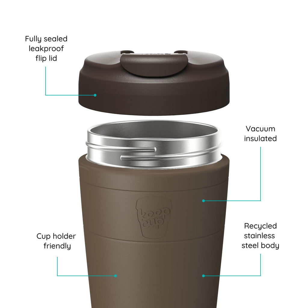 Commuter Insulated Travel Cup - 16oz | Chocolate