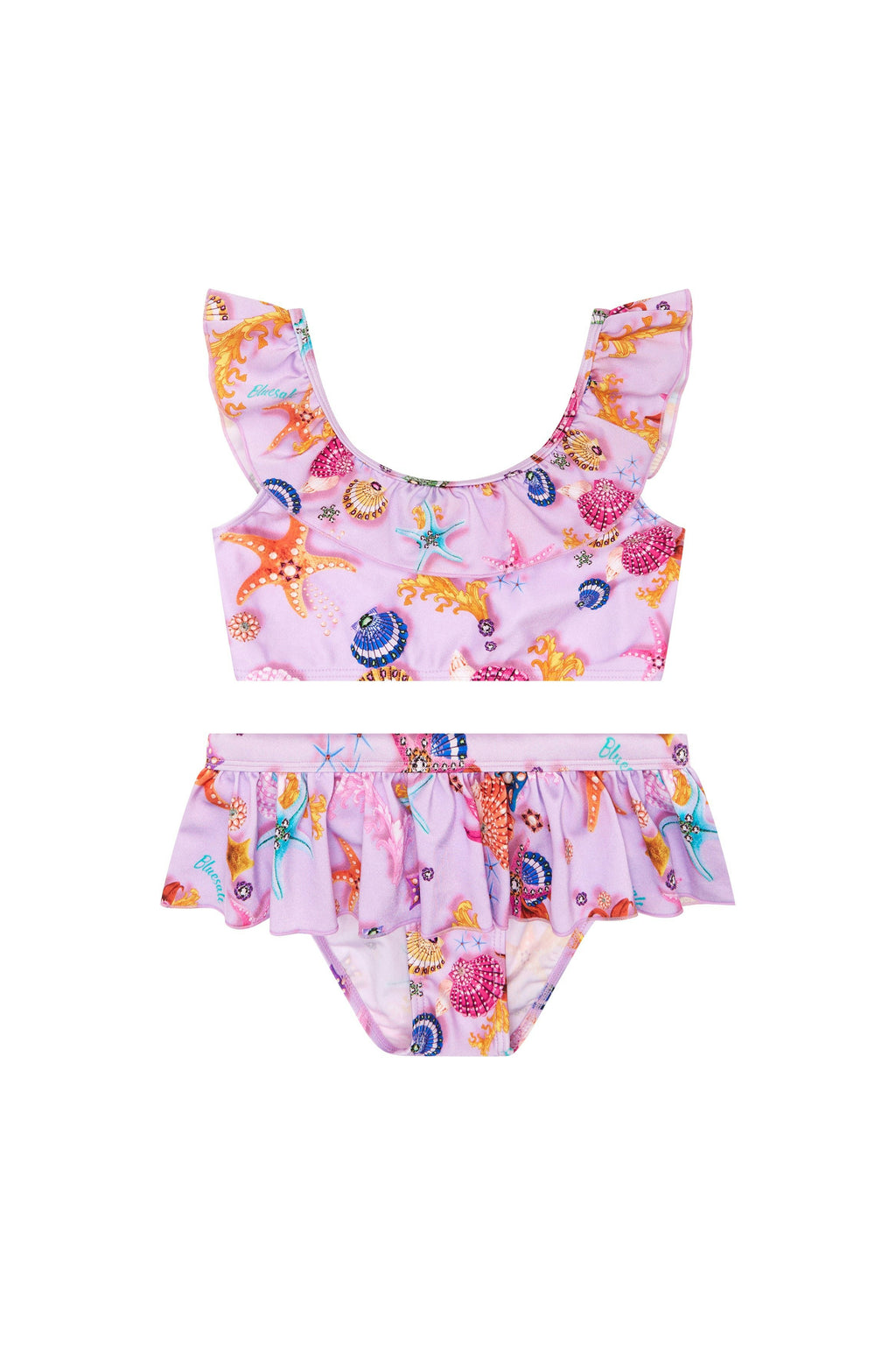 Beach Treasures Rash Top and Bikini Set