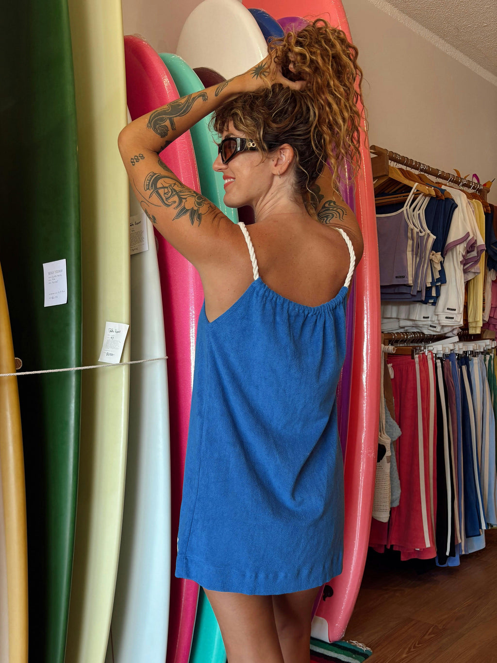 Boat Dress in Cobalt