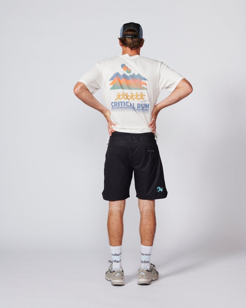 Run Club Run Short - Vintage Black