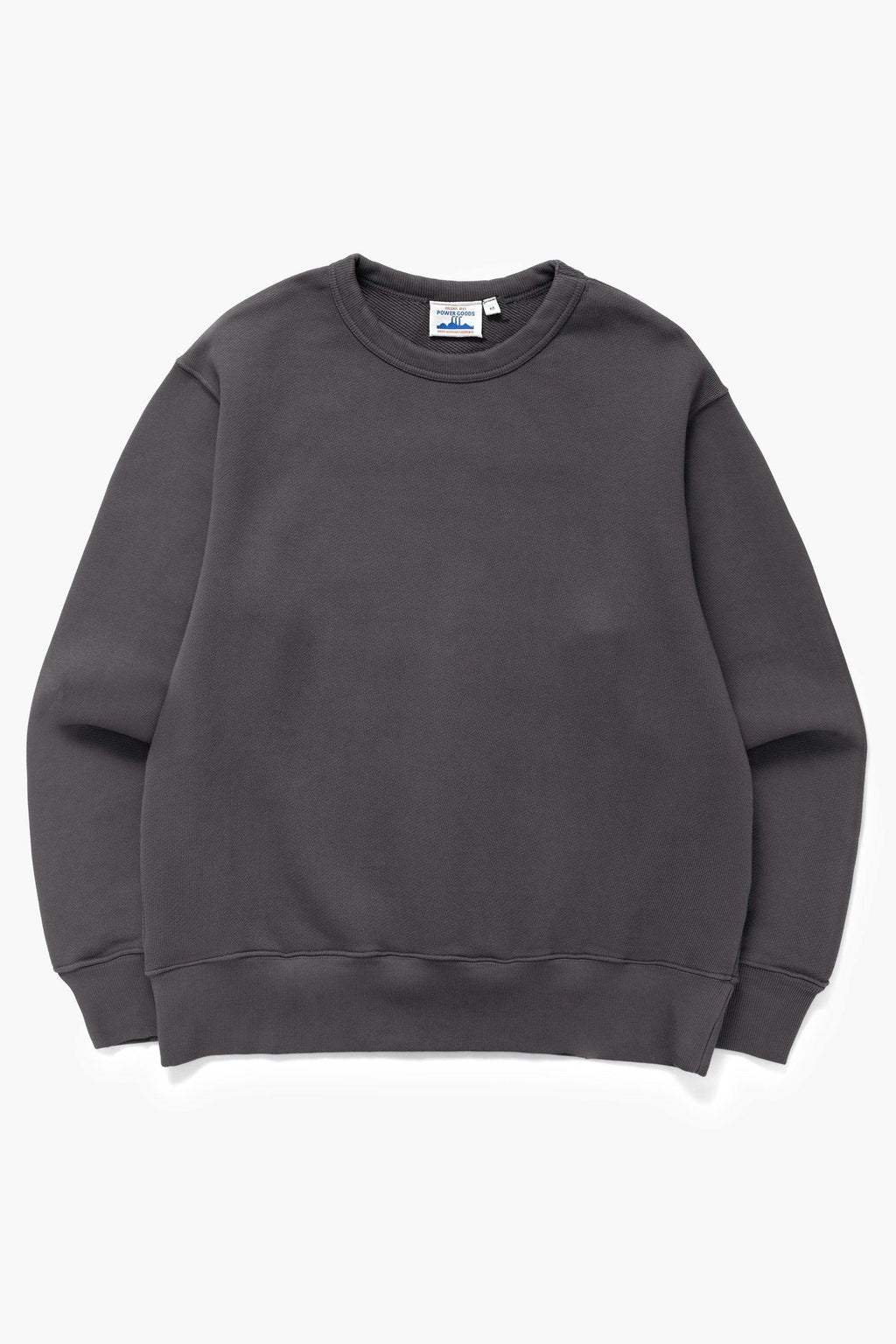 Power Goods Loopback Crewneck in Washed Black