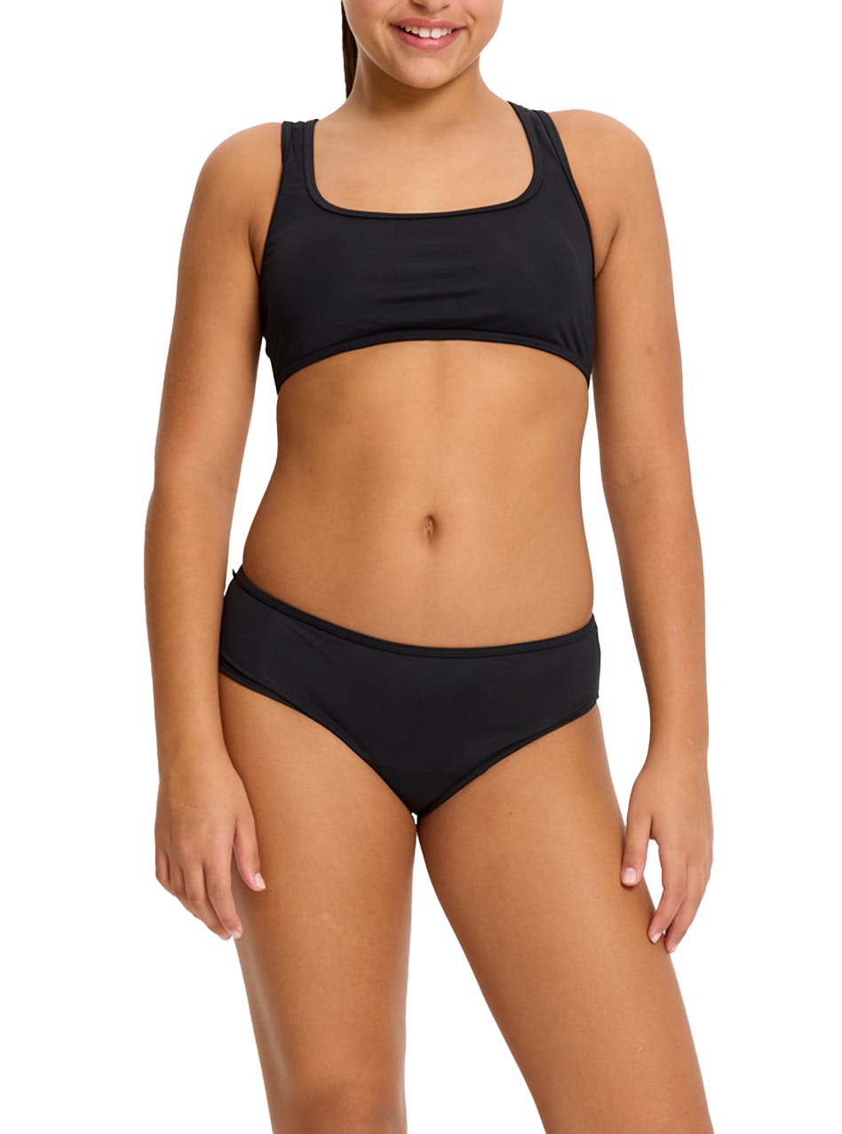 Teen Swimwear Period Bikini Brief Light Absorbency Black