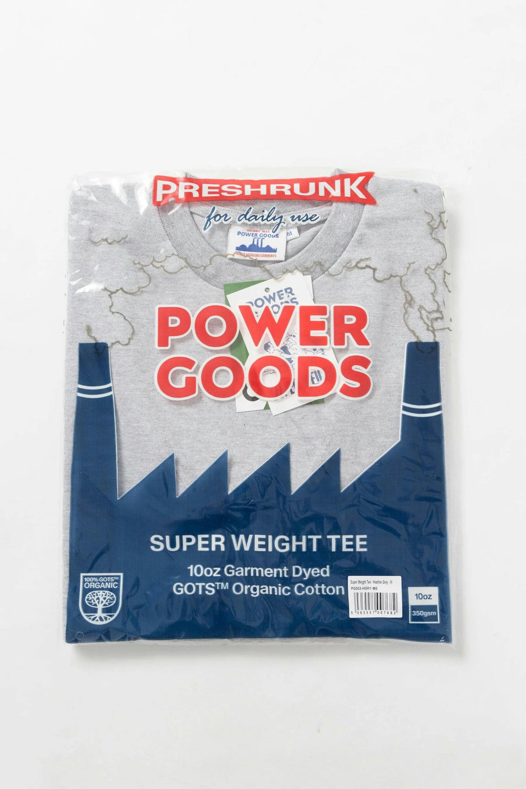 Power Goods Super Weight Tee in Heather Grey