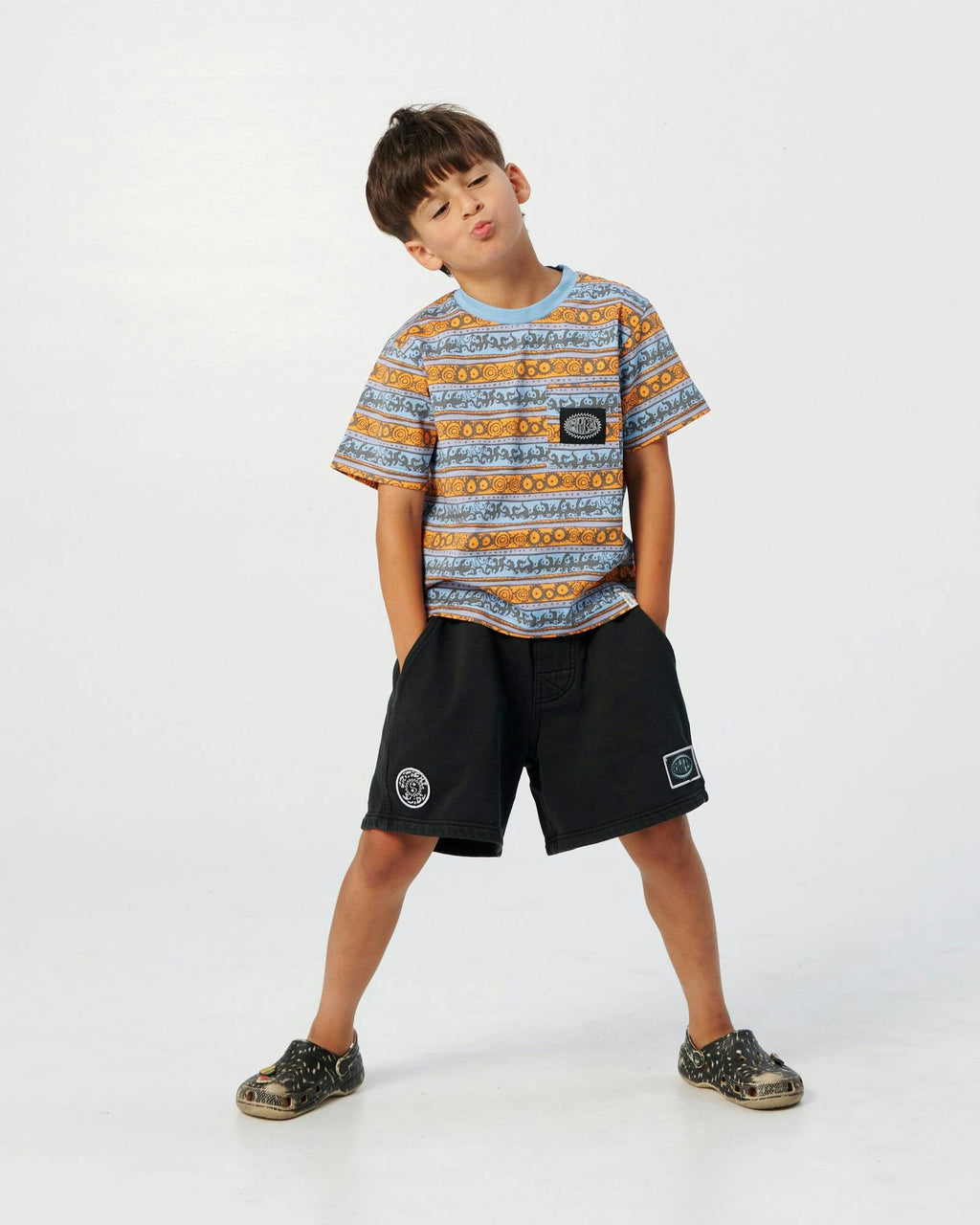 Coggs Stripe Tee - Powder Blue