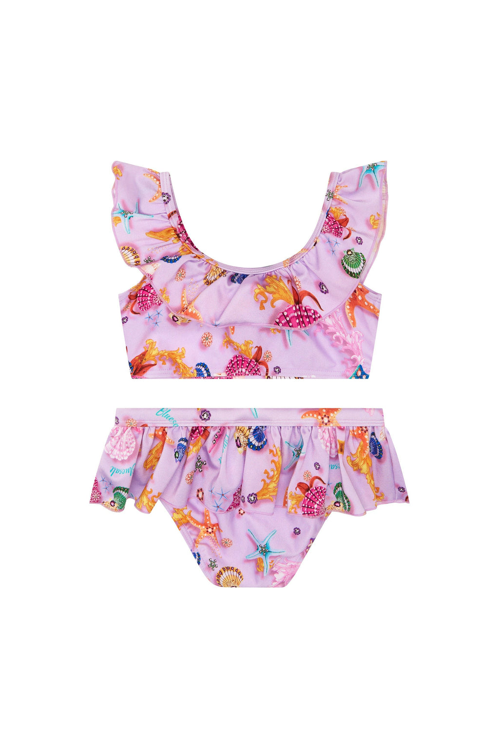 Beach Treasures Bikini with Frill Top and Skirted Pant