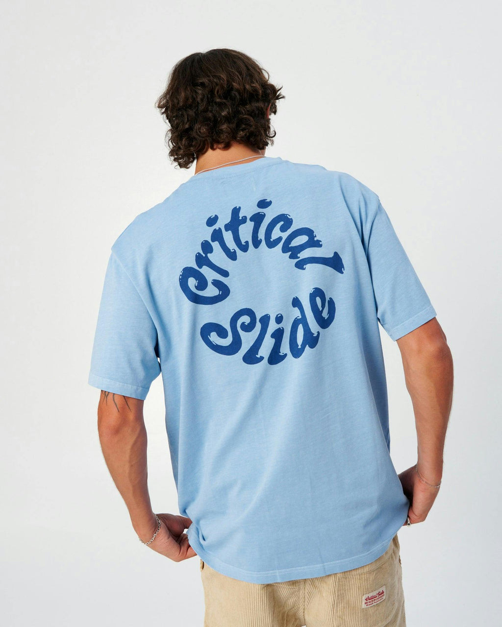 Critical Spiral Tee - Powder Blue