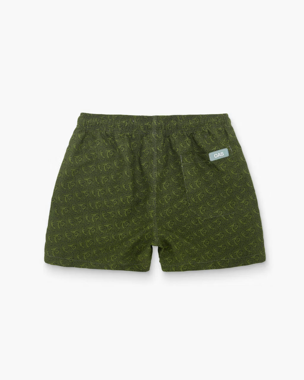 OAS Green Squiggle Swim Shorts